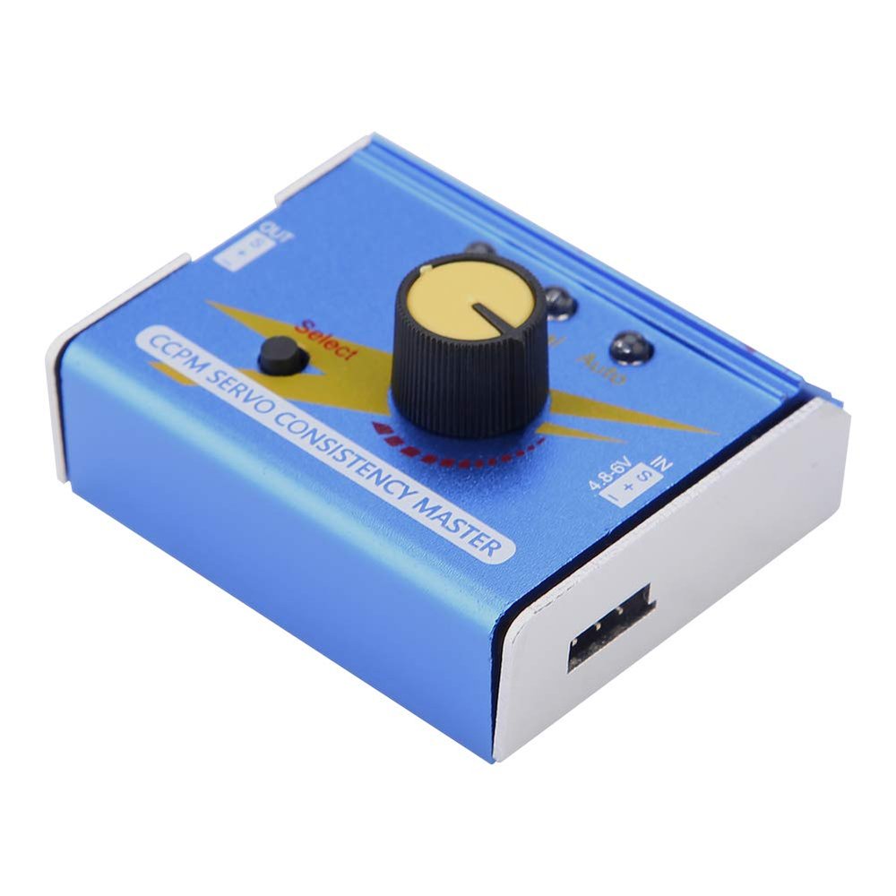 3 Mode Consistency Speed Control Controller, Aluminum Alloy Multifunction RC Servo Tester, for RC Helicopter RC Car