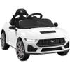 Best Choice Products Kids 12V Electric Ride On Car Officially Licensed Ford Mustang w/Parent Control, LED Lights, 2 Speeds, Bluetooth - White view 1
