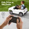 Best Choice Products Kids 12V Electric Ride On Car Officially Licensed Ford Mustang w/Parent Control, LED Lights, 2 Speeds, Bluetooth - White view 3