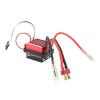 60A RC Brushed ESC 6V 2A Brushed Speed Controller ESC with T Plug for for HSP for Redcat 1/10 RC Cars Red view 2