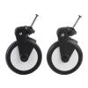 Rubber Stroller Wheels, 360 Rotating Accessories for Yoya, Vovo & More Baby Carriages (1 Pair Back Wheels with Installation Tools) (A Pair of Front Wheels) view 1