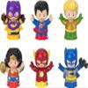 Fisher-Price Little People Toddler Toys DC Super Friends Crime-Fighting Figure Pack Set of 6 Characters for Pretend Play Ages 18+ Months (Amazon Exclusive) view 1