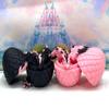 Crystal Winged Dragons with Egg, 2 pcs Articulated Dragon with Wings, 3D Printed Black and Pink Crystal Dragons, Fidget Stress Relief Toy Fidget ADHD Autism Toy CW003BE-CW008PE view 2