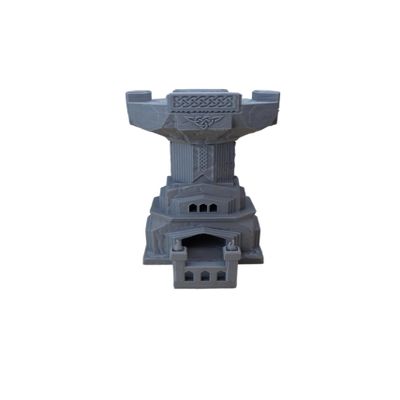 The Dwarven Dice Tower - 9 Inch Tall Dice Tower, 3D Printed, Tabletop RPG, DND Accessories, Dice Tower, Dice Accessories, Role Playing Game