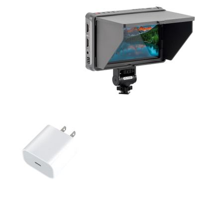 BoxWave Charger Compatible with Viltrox DC-X2 - PD GAN miniCube (30W), 30W Tiny PD GAN Type-C Wall Charger - Winter White