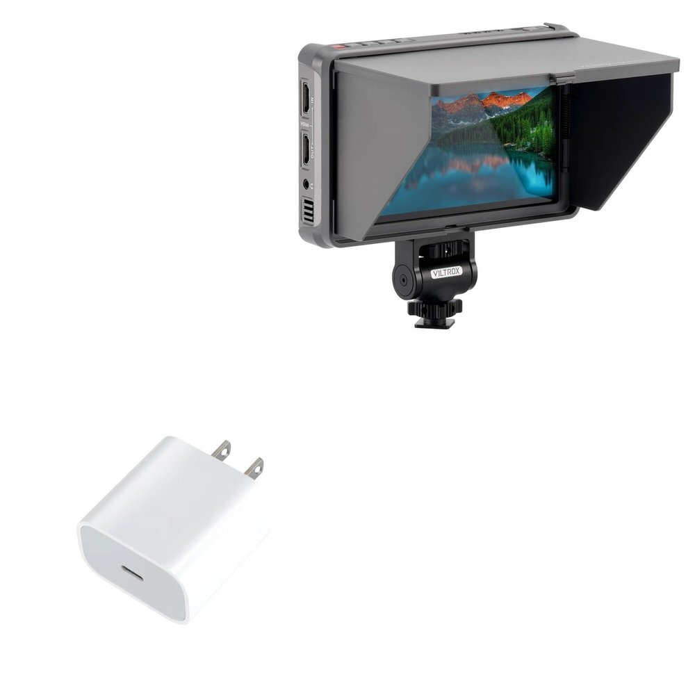 BoxWave Charger Compatible with Viltrox DC-X2 - PD GAN miniCube (30W), 30W Tiny PD GAN Type-C Wall Charger - Winter White