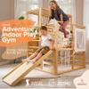 Avenlur Montessori Gym Alpine Wooden Jungle Gym with Indoor Swing, Toddler & Baby Climbing Toys, Rock Wall Perfect for Active Fun & Skill Development, Ages 2-8 view 2