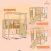 Avenlur Montessori Gym Alpine Wooden Jungle Gym with Indoor Swing, Toddler & Baby Climbing Toys, Rock Wall Perfect for Active Fun & Skill Development, Ages 2-8 view 3