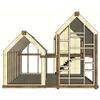 1:24 Miniature Bridge House, Wooden Dollhouse, Diy Kit view 1