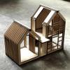 1:24 Miniature Bridge House, Wooden Dollhouse, Diy Kit view 3