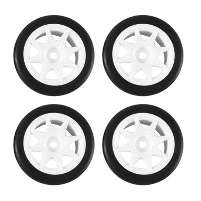 RC Wheel Tire Compatible with 3Racing for Sakura for MST for TCR for Tamiya 8Pcs 58Mm Tires Wheel 12Mm Hex with Sponge Insert for 1/10 1/12 RC Drift Car