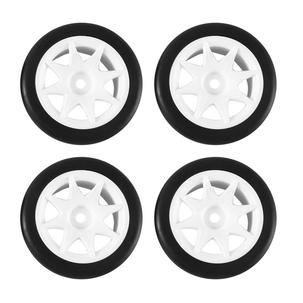 RC Wheel Tire Compatible with 3Racing for Sakura for MST for TCR for Tamiya 8Pcs 58Mm Tires Wheel 12Mm Hex with Sponge Insert for 1/10 1/12 RC Drift Car
