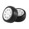 RC Wheel Tire Compatible with 3Racing for Sakura for MST for TCR for Tamiya 8Pcs 58Mm Tires Wheel 12Mm Hex with Sponge Insert for 1/10 1/12 RC Drift Car view 3