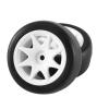 RC Wheel Tire Compatible with 3Racing for Sakura for MST for TCR for Tamiya 8Pcs 58Mm Tires Wheel 12Mm Hex with Sponge Insert for 1/10 1/12 RC Drift Car view 4
