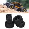 4pcs 12mm Hex 1/10 RC Truck Wheels and Tires for Axial for Hsp for Redcat for Hpi Y Shape Texture RC Truck Wheels Tires Set view 4