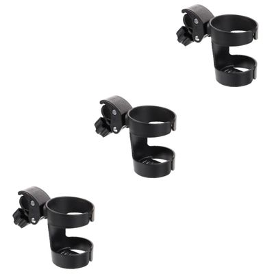 NOLITOY 3pcs Folding Walker Cup Holder Stroller Accessory Bike Bottle Holder Drink Rack Easy Install No Tools