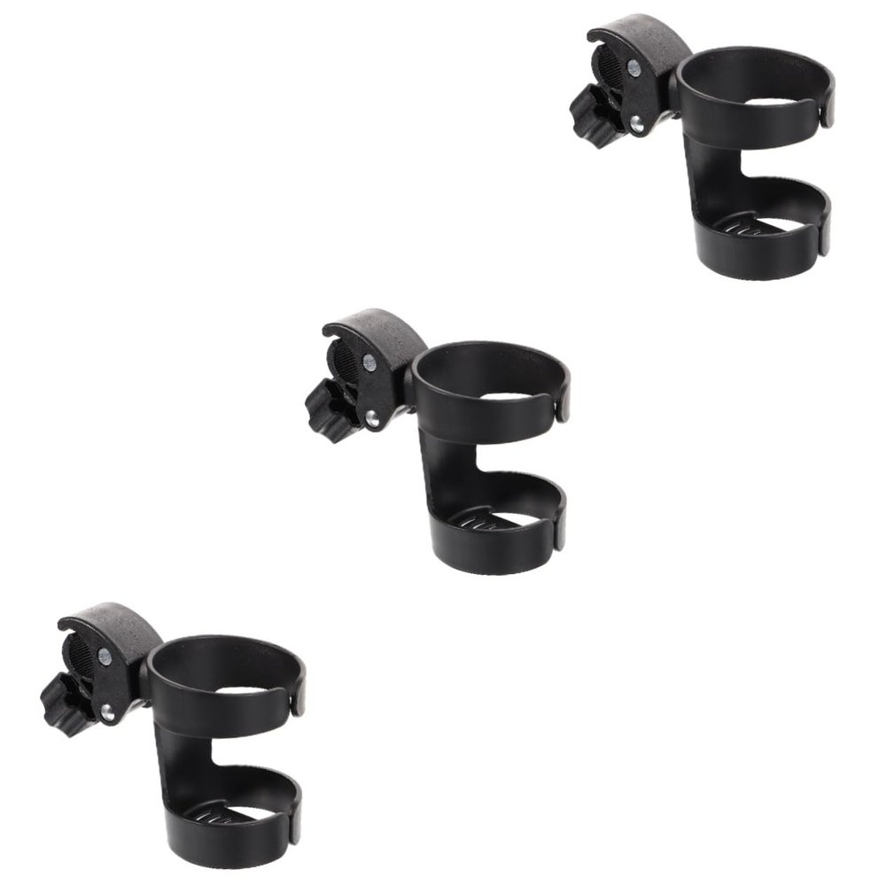 NOLITOY 3pcs Folding Walker Cup Holder Stroller Accessory Bike Bottle Holder Drink Rack Easy Install No Tools