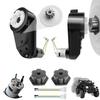 JRRXM 2PCS High Speed 24V RS555 35000RPM Fast Steel Gears Motor Gearbox for Power Wheels Motor Upgrade,18V-24V Kids Ride on Toy Electric Car Conversion Kit for Tire Upgrade,Free Connector Coupler view 1