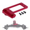 1/10 RC Servo Mount, Aluminum BTA Servo Mount Low Center of Gravity for Vanquish VP Capra F9 Offset Front Portal Axle DIY LCG Chassis Upgrade Parts (Red) view 1