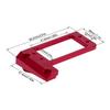 1/10 RC Servo Mount, Aluminum BTA Servo Mount Low Center of Gravity for Vanquish VP Capra F9 Offset Front Portal Axle DIY LCG Chassis Upgrade Parts (Red) view 2