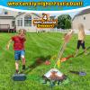 Otoseth Dinosaur Rocket Launcher for Kids, 4 Rockets with Launcher Pad, Launch Up to 100 Ft, Dinosaur Toys for Kids, Outdoor Toys, Birthday Gifts for 3 4 5 6 7 Year Old Boys Girls view 2