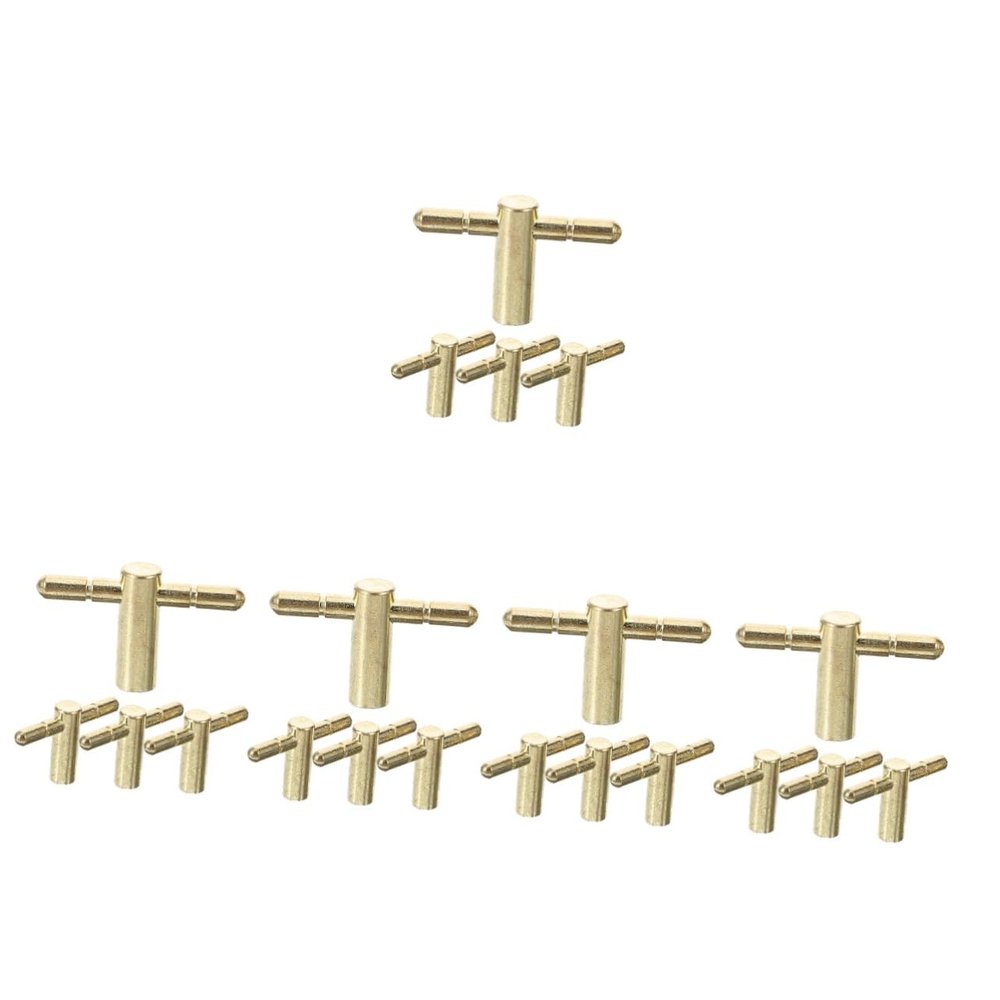 Abaodam 20pcs Diy Music Box Kit Shape Winder Key Replacement Music Box Keys for Windup Jewelry Toy