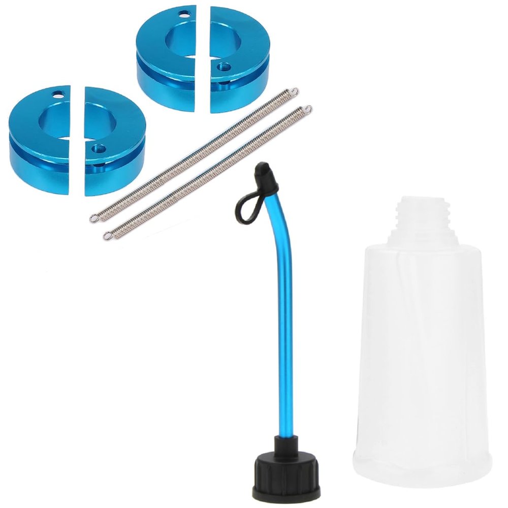 Alloy Aluminum Shoe Clutch with Spring Upgrade Parts & Universal RC Nitro Fuel Filler Refill Bottle 250CC Oil Bottle