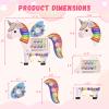 Unicorn Sensory Wall Panel for Kids - Activity Wall Busy Board Panels, Montessori Toddler Wall Activity Board, Wall Toys for Toddlers 3, Activity Cube, Perfect for Toddler Playroom, Pink view 3