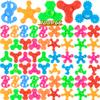 100 Pcs Mini Fidget Spinners Bulk,Toys Party Favors for Kids Adults Teens,Birthday Return Gifts,Canival Treasure Box Toys for Classroom Prizes Supplies,Goodie Bags Stuffers for Kids view 1