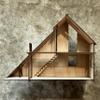 1:12 Miniature Tiny House, Wooden Dollhouse, Diy kit view 2