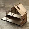 1:12 Miniature Tiny House, Wooden Dollhouse, Diy kit view 4