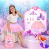 19 Pcs Princess Dress Up Shoes Gift Set, Girls Role Play Dress Up Toys & Costumes Set, Toddler Pretend Jewelry Boutique Kit Gift for Little Girls Aged 3 4 5 6 Years Old view 3