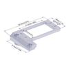 1/10 RC Servo Mount, Aluminum BTA Servo Mount Low Center of Gravity for Vanquish VP Capra F9 Offset Front Portal Axle DIY LCG Chassis Upgrade Parts(Silver) view 2