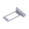 1/10 RC Servo Mount, Aluminum BTA Servo Mount Low Center of Gravity for Vanquish VP Capra F9 Offset Front Portal Axle DIY LCG Chassis Upgrade Parts(Silver) view 3
