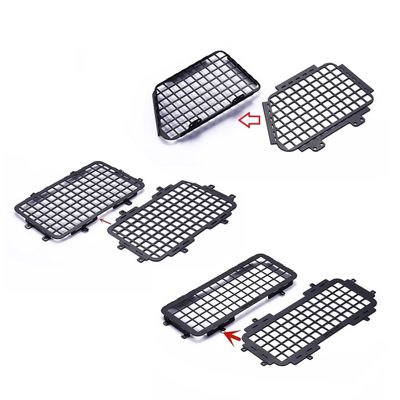 HLSONHENGM for MN D90 MN-90 D99S MN99S Metal Stereoscopic Window Mesh Protective Net 1/12 RC Car Upgrade Parts Accessories