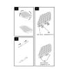 HLSONHENGM for MN D90 MN-90 D99S MN99S Metal Stereoscopic Window Mesh Protective Net 1/12 RC Car Upgrade Parts Accessories view 3