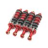 HLSONHENGM MJX 14301 14302 4pcs Metal Shock Absorber Oil Damper 1/14 for RC Car Upgrade Parts Accessories(Red) view 1