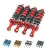 HLSONHENGM MJX 14301 14302 4pcs Metal Shock Absorber Oil Damper 1/14 for RC Car Upgrade Parts Accessories(Red) view 2