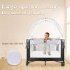Crib Tent to Keep Baby from Climbing Out - Crib Net to Keep Baby in - Mesh Crib Climbing Prevention, Pop Up Crib Tent, Two-Way Self-Locking Metal Zipper (White, Small) view 4