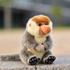 LIUHONGFEI Simulated Long Nosed Monkey Plush Toy Malaysia Realistic Monkey Doll Children's Festival Gift Hands Cannot Stick One Piece view 4
