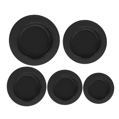 ERINGOGO 5pcs Piggy Bank Bottom Cover Round Plaster Doll Stoppers Money Box Plug Saving Box Bottom Stoppers Plaster Doll Caps