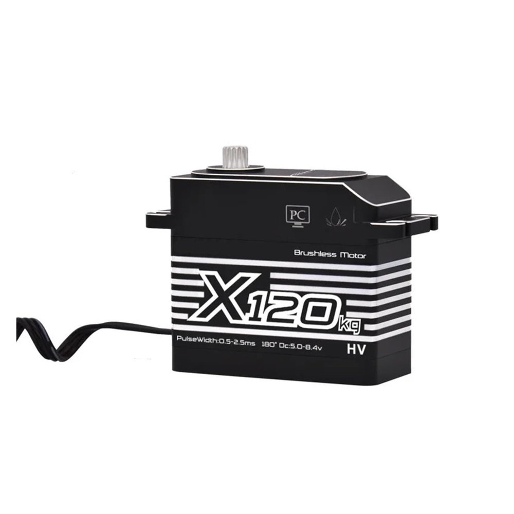 100kg 120kg 130kg 150KG brushless servo high Torque high Pressure Full Metal Gear Waterproof Motor 1/5(120kg brushless)