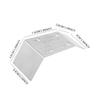 Stainless Steel Front and Rear Chassis Armor Protector for ARRMA for Gorgon for Monster Truck 1/10 2WD for RC Car Upgrade Parts view 4