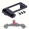 1/10 RC Servo Mount, Aluminum BTA Servo Mount Low Center of Gravity for Vanquish VP Capra F9 Offset Front Portal Axle DIY LCG Chassis Upgrade Parts(Black) view 1