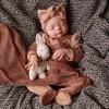 ADFO Real Life Reborn Baby Dolls Girl 20 Inches Realistic Baby Doll Soft Vinyl Sleeping Newborn Baby Dolls with Feeding Accessories for Kids Ages 3+ view 3