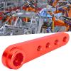 Bognajin Universal Lengthened 25T Single Sided Aluminum Servo Arm, High Performance Steering Servo Horn for RC, Sturdy and Resistant (Red) view 2