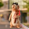 LIUHONGFEI Yellow Weasel for Warding Off Evil Spirits and Protecting The House. Exorcising Evil. Yellow Weasel Plush Toy. Stuffed Animal. Magical Instrument. (Holding a Sword in Hand.) view 1