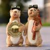 LIUHONGFEI Yellow Weasel for Warding Off Evil Spirits and Protecting The House. Exorcising Evil. Yellow Weasel Plush Toy. Stuffed Animal. Magical Instrument. (Holding a Sword in Hand.) view 2