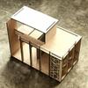 1:12 Miniature Cabin Type03, Wooden Dollhouse, Diy Kit view 3