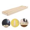 Alasum Wooden Domino Rack Non-Slip Base for Easy Gameplay Natural Wood Holder for Enhanced Domino Experience for and Gatherings view 2